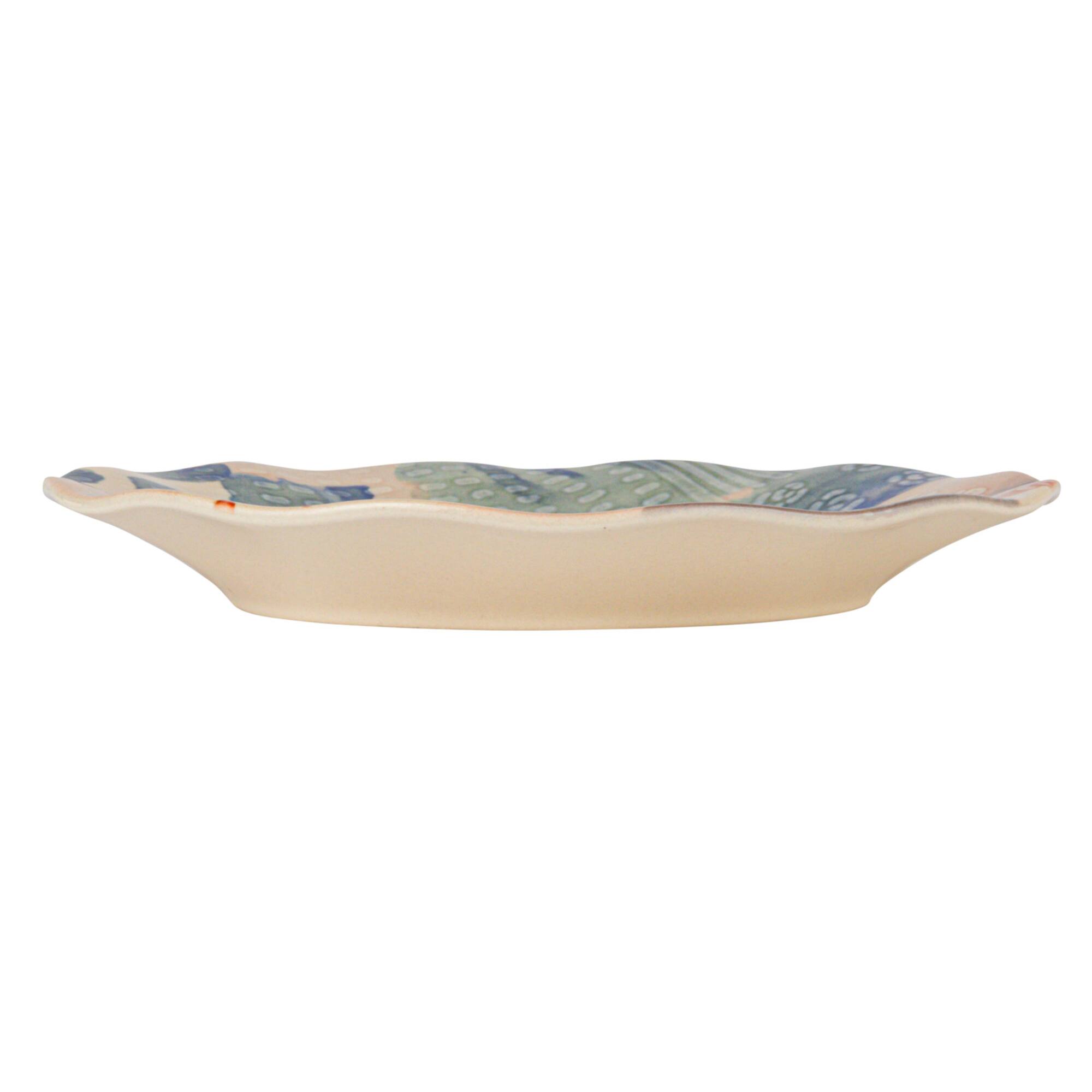 Hello Honey® 8.5" Abstract Elegance Stoneware Plate Set